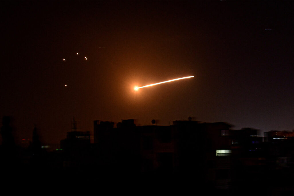 תקיפה בסוריה (צילום ארכיון: SANA/Handout/REUTERS)