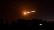 תקיפה בסוריה (צילום ארכיון: SANA/Handout/REUTERS)
