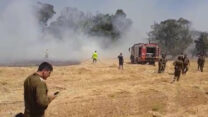 שריפה בשטח פתוח (צילום: משה ברוכי סייר ביערות קק״ל)