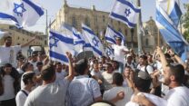 מצעד הדגלים בירושלים (צילום: AP/Ariel Schalit)