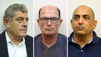 דוד שרן (מימין), אבריאל בר יוסף ומיקי גנור (צילום: יהודה חיים/פלאש 90, מוטי קמחי, פלאש 90)