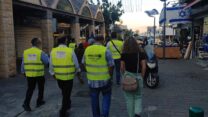 סיירת החינוך של טבריה בגן העיר (צילום: מור הופרט)