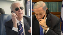 ראש הממשלה בנימין נתניהו ונשיא ארה"ב ג'ו ביידן (צילומים: עמוס בן-גרשום/לע"מ, AP Photo/Evan Vucci)