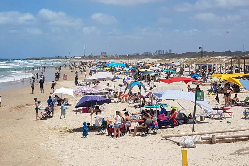 חוף בית ינאי (צילום ארכיון: דוברות רשות הטבע והגנים)