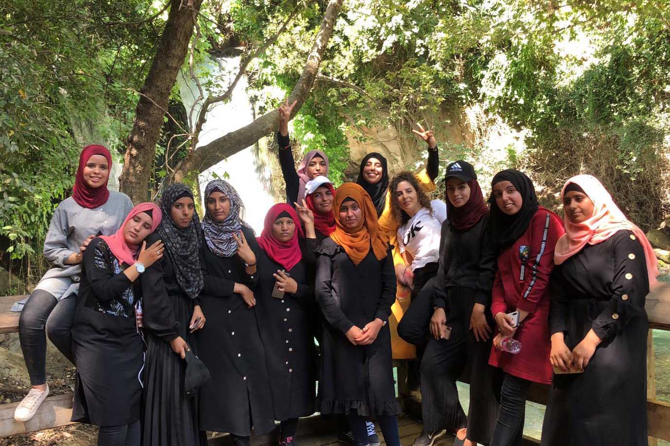 פעילות המכון הנגב עם צעירים ערבים. (צילום: אג'יק מכון הנגב)