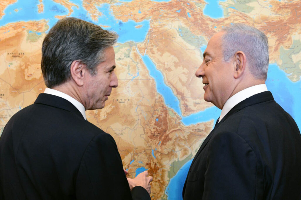 ראש הממשלה בנימין נתניהו נפגש עם מזכיר המדינה האמריקני אנתוני בלינקן, בלשכת רה״מ בירושלים (צילום: חיים צח/ לע"מ) ראש הממשלה בנימין נתניהו נפגש עם מזכיר המדינה האמריקני אנתוני בלינקן, בלשכת רה״מ בירושלים (צילום: חיים צח/ לע"מ)