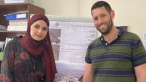 אמיר אגוזי ואריג' סרחאן. "השלטון המקומי צמא לנשים" (צילום: אלבום פרטי)