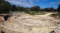 מתחם הבזיליקה והאודאון בגן הלאומי תל אשקלון (צילום: יניב כהן רשות הטבע והגנים)