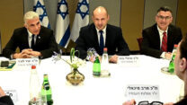 פגישה ראשונה של ראשי מפלגות ממשלת בנט-לפיד (צילום: רענן כהן)