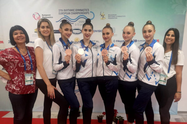 נבחרת ישראל בהתעמלות אמנותית זכתה במדליית הארד באליפות אירופה