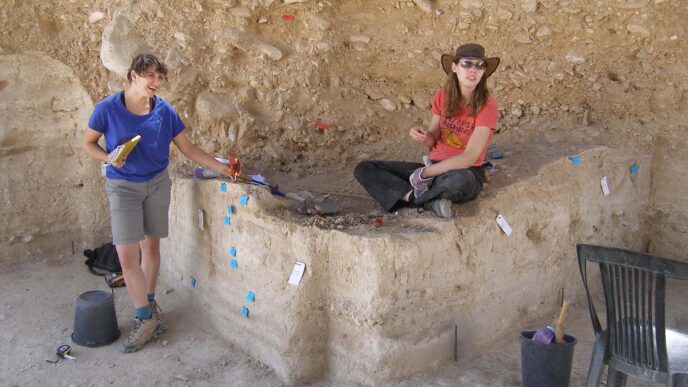 החפירות באתר בוקר תחתית (צילום: עמרי ברזילי, רשות העתיקות)