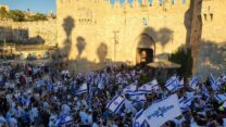 צעדת הדגלים בירושלים (צילום: יהוידע בן ציון)