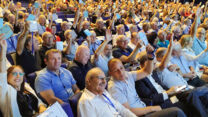 ההצבעה לתפקיד יו"ר הסתדרות הגמלאים. (צילום: ניצן צבי כהן)