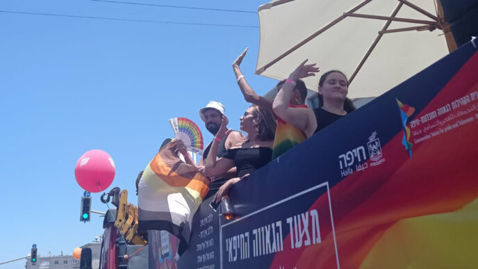 מצעד הגאווה בחיפה (צילום: טל אוריאל)