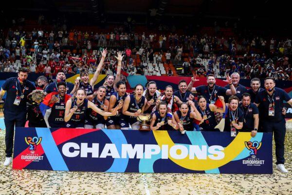 כדורסל: נבחרת סרביה גברה על צרפת וזכתה באליפות אירופה לנשים