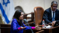 שרת הפנים איילת שקד בכנסת (צילום ארכיון: יונתן זינדל/פלאש90)
