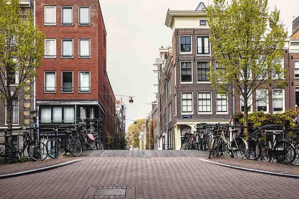רחוב באמסטרדם, הולנד. 40% מהדירות להשכרה בערים הגדולות במדינה מוחזקות בידי אאגונים ללא מטרת רווח  (צילום: shutterstock)