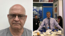 אברהים טארטור (מימין) וצ'רלי פישבאום. "בסוף החודש יגמרו המענקים שקיבלו מהמדינה, "אלו היו פירורים, 7,000 שקלים כל חודשיים" (צילום: אלבום פרטי)