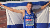 יונתן קפיטולניק, אלוף העולם עד גיל 20 בקפיצה לגובה (צילום: איגוד האתלטיקה)
