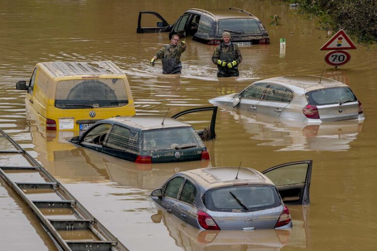 Floods in Germany, July 2021. (Photo: The AP/Michael Probst)