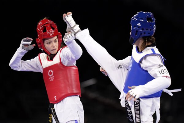 אבישג סמברג בקרב על  מדיית הארד באולימפיאדת טוקיו (צילום: PA Images via Reuters Connect)