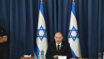 ראש הממשלה נפתלי בנט בישיבת הממשלה (צילום: עמוס בן גרשום / לע"מ)