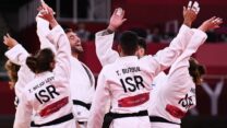 נבחרת ישראל בתחרות הקבוצתית בג'ודו, אולימפיאדת טוקיו (צילום: REUTERS/Annegret Hilse)