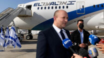 ראש הממשלה, נפתלי בנט, יצא לביקורו המדיני הראשון בוושינגטון, ארה"ב (צילום: אבי אוחיון/לע"מ)