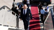 ראש הממשלה, נפתלי בנט, יצא לביקורו המדיני הראשון בוושינגטון, ארה"ב (צילום: אבי אוחיון/לע"מ)