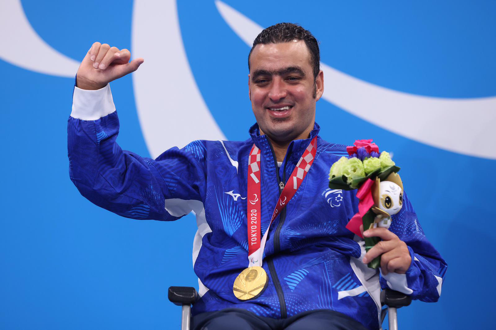 إياد شلبي يفوز بالميدالية الذهبية في الألعاب البارالمبية في طوكيو (تصوير: جلعاد كفلرتشيك)
