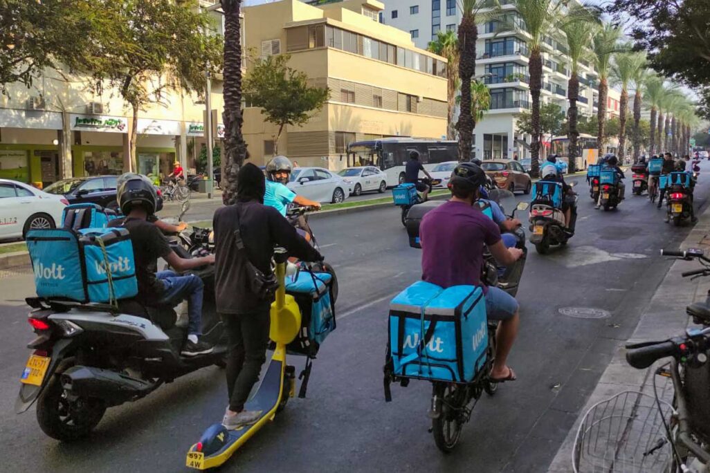 הפגנת עובדי וולט (צילום: ניצן צבי כהן)