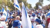 מחאת החקלאים סמוך למושב אביבים בגבול הצפון (קרדיט מטה המאבק המשולב של החקלאים)