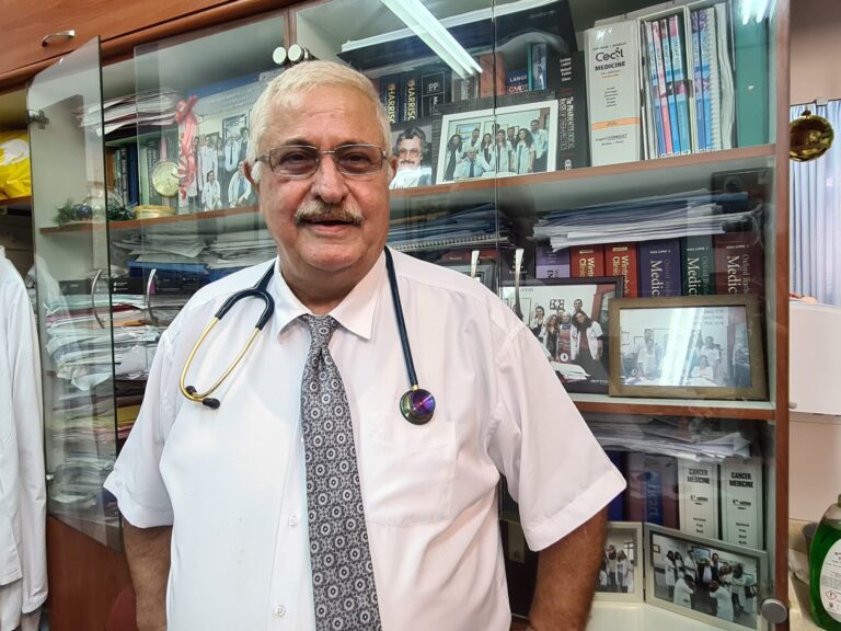 Dr. Getas Nasser directs the Internal Medicine Department B / Corona Ward B. (Photo: Dafna Eisbruch)