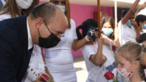 ראש הממשלה נפתלי בנט בבית ספר בירוחם, ספטמבר 2021 (צילום: חיים צח, לע"מ)