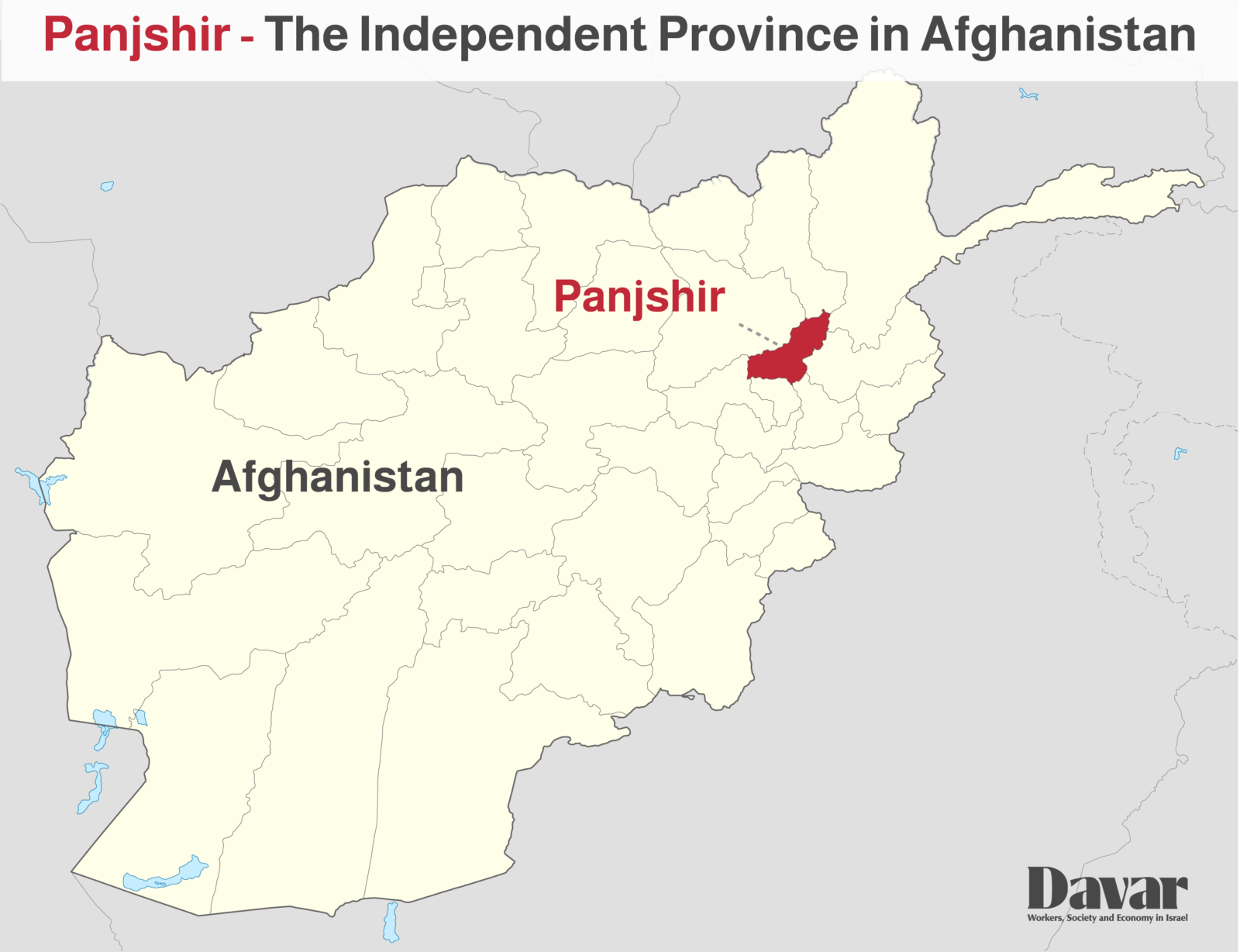 The independent province of Panjshir, Afghanistan. (Graphics: IDEA)