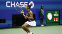 לילה פרננדס עולה לגמר ה-US OPEN (צילום: AP Photo/Seth Wenig)