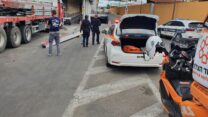 זירת התאונה בקניון שבעת הכוכבים בהרצליה (צילום: איחוד הצלה)