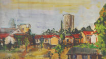 משמר הנגב, 1963. ציור של חנה בן צור