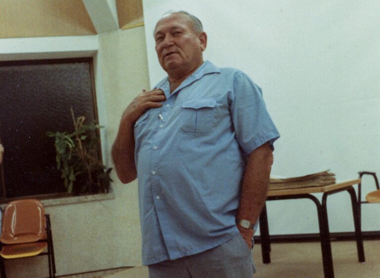 מולה כהן בימיו כראש המועצה האזורית עמק יזרעאל (צילום: ארכיון אלונים)