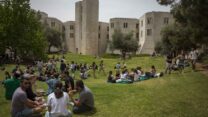 סטודנטים באוניברסיטה העברית (צילום: אוליבר פיטוסי / פלאש 90)