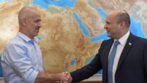 ראש הממשלה נפתלי בנט  וראש השב"כ רונן בר (צילום: קובי גדעון/ לע"מ)