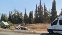 זירת התאונה ליד זכרון יעקב (צילום: אהרן ברוך לייבוביץ, זק"א)