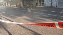 זירת הרצח בנווה שאנן בתל אביב (צילום: דוברות המשטרה)