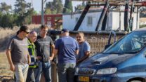 זירת התאונה בעמק יזרעאל בה יוגב כהן ז"ל נפל מכדור פורח (צילום: פלאש 90)