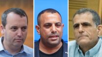 מוסי רז, אביר קרא וגלעד קריב (צילומים: עמית שאבי/יונתן זינדל/פלאש90)