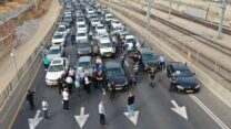 שיירת המחאה נגד הפשיעה בחברה הערבית (צילום: מוחמד חליליה)