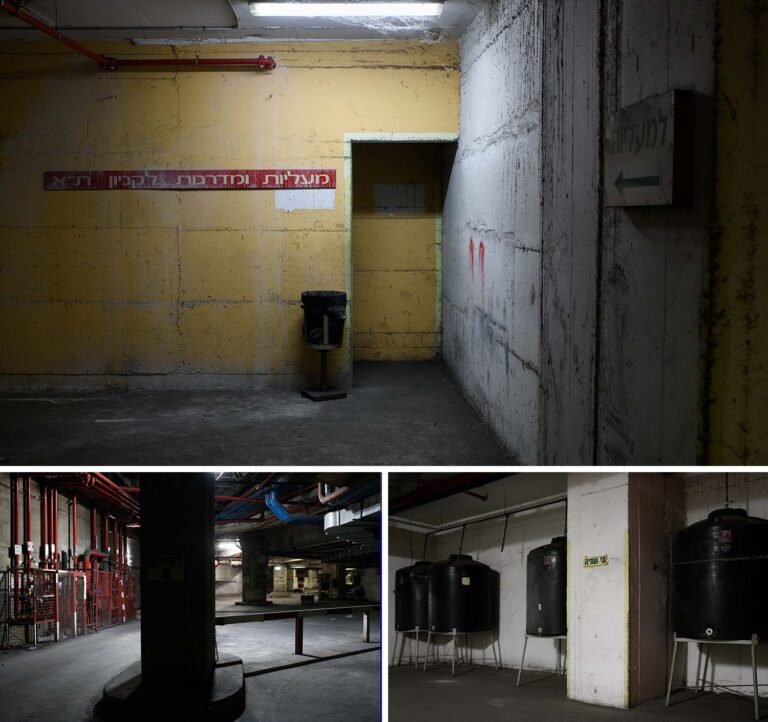 קומה 0. מקלטים ענקיים במרתפים מפחידים (צילומים: יונתן בלום)