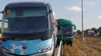 תאונת דרכים בכביש 6 סמוך למושב פדיה (קרדיט צילום דוברות איחוד הצלה)