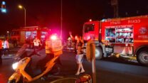 זירת פיצוץ רכב בנהריה (צילום: דוברות איחוד הצלה)