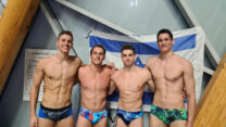 נבחרת השליחים של ישראל באליפות אירופה בקאזאן (צילום: באדיבות איגוד השחייה)